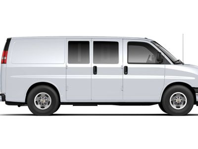 2026 Chevrolet Express Cargo — rear three-quarter view