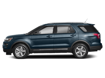 2019 Ford Explorer — rear three-quarter view