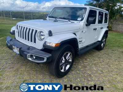 2022 Jeep Wrangler — rear three-quarter view