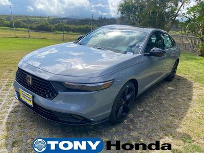 2026 Honda Accord Hybrid — rear three-quarter view
