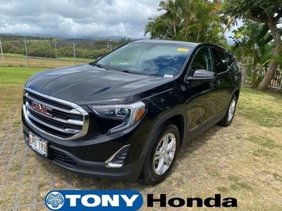 2019 GMC Terrain — rear three-quarter view