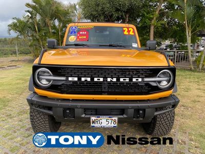 2022 Ford Bronco — side profile view