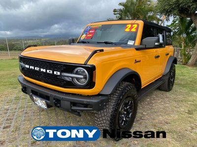 2022 Ford Bronco — rear three-quarter view