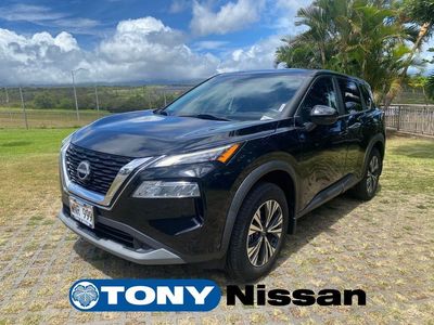 2022 Nissan Rogue — rear three-quarter view