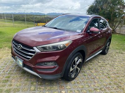 2017 Hyundai TUCSON — rear three-quarter view