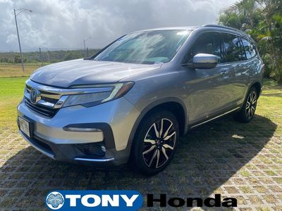 2019 Honda Pilot — rear three-quarter view