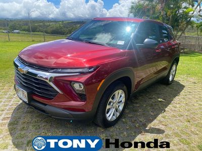 2024 Chevrolet TrailBlazer — rear three-quarter view