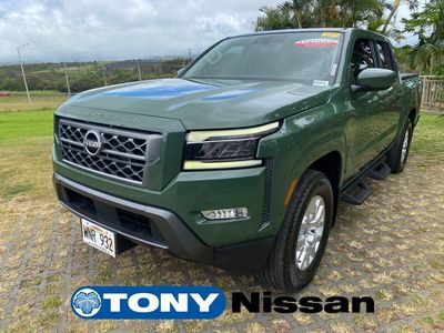 2022 Nissan Frontier — rear three-quarter view
