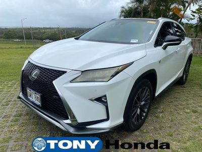 2016 Lexus RX — rear three-quarter view