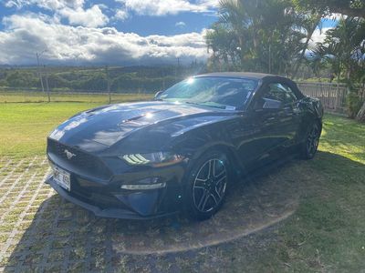 2018 Ford Mustang — rear three-quarter view