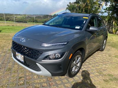 2023 Hyundai Kona — rear three-quarter view