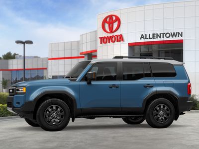 2027 Toyota Land Cruiser — rear three-quarter view