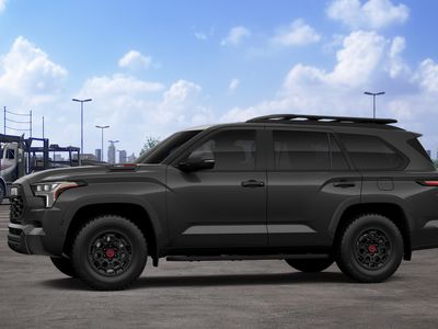 2026 Toyota Sequoia — rear three-quarter view