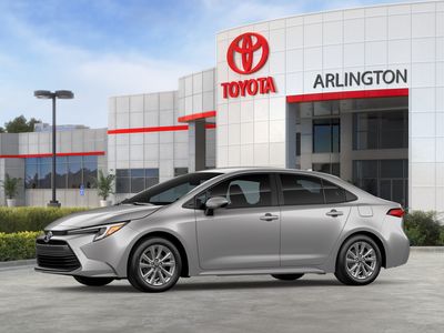 2026 Toyota Corolla Hybrid — rear three-quarter view