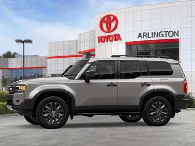 2027 Toyota Land Cruiser — rear three-quarter view