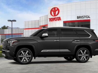 2026 Toyota Sequoia — rear three-quarter view