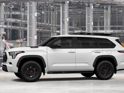 2026 Toyota Sequoia — rear three-quarter view