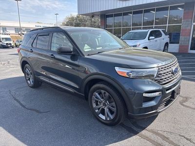 2023 Ford Explorer — rear three-quarter view