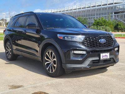 2022 Ford Explorer — rear three-quarter view