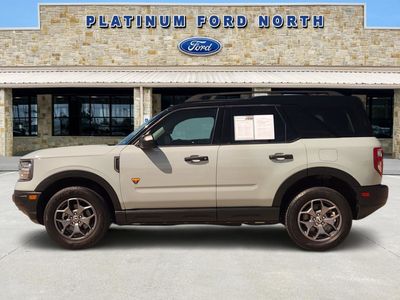 2022 Ford Bronco Sport — rear three-quarter view
