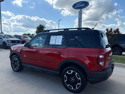 2022 Ford Bronco Sport — rear three-quarter view