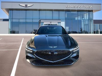 2025 Genesis G70 — rear three-quarter view