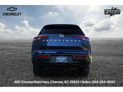 2025 Nissan Pathfinder — rear three-quarter view
