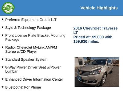 2016 Chevrolet Traverse — side profile view