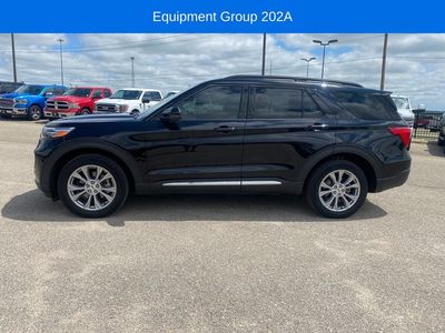 2024 Ford Explorer — rear three-quarter view