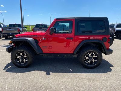 2018 Jeep Wrangler — rear three-quarter view