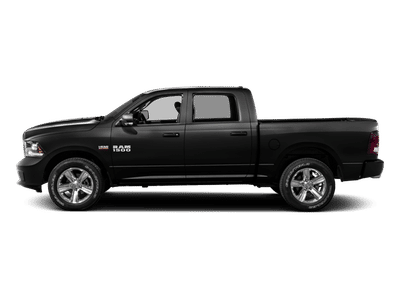 2016 RAM 1500 — rear three-quarter view