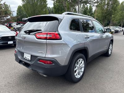 2017 Jeep Cherokee — rear three-quarter view