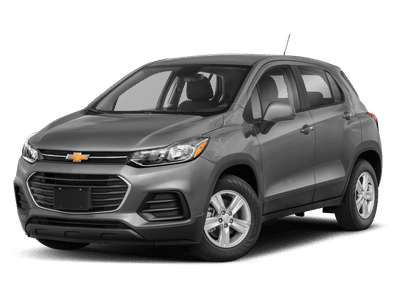 2020 Chevrolet Trax LS in Nightfall Gray Metallic — front three-quarter view