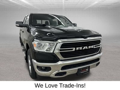 2021 RAM 1500 — rear three-quarter view