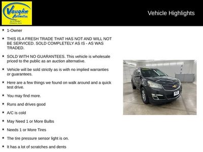 2017 Chevrolet Traverse — side profile view