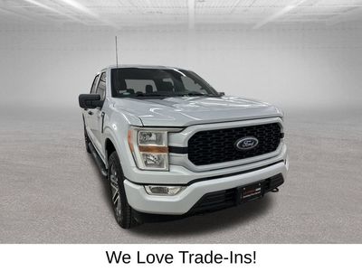 2022 Ford F-150 — rear three-quarter view
