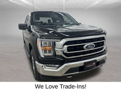 2021 Ford F-150 — rear three-quarter view