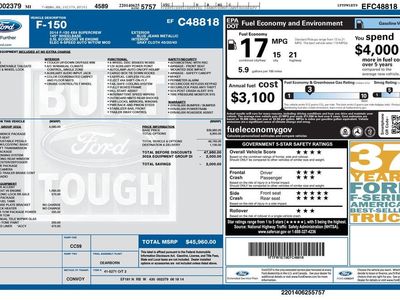 2014 Ford F-150 — interior view