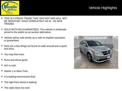 2017 Dodge Grand Caravan — side profile view