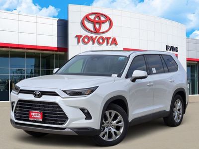 2026 Toyota Grand Highlander Limited in Wind Chill Pearl 1 — front three-quarter view