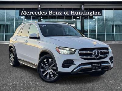 2024 Mercedes-Benz GLE 350 in Polar White — front three-quarter view