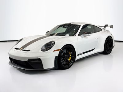2026 Porsche 911 GT3 in White — front three-quarter view