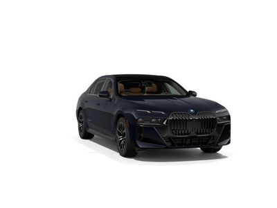2026 BMW 7 Series 740i xDrive in Carbon Black Metallic — front three-quarter view