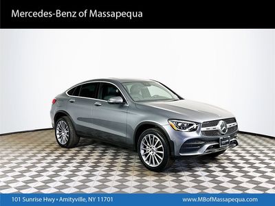 2022 Mercedes-Benz GLC 300 in Gray — front three-quarter view