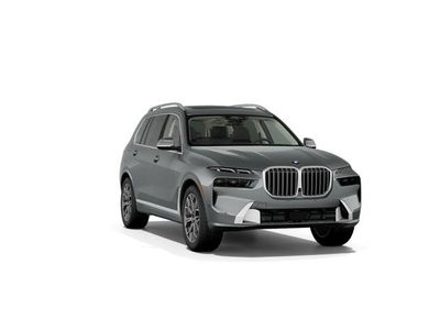2026 BMW X7 xDrive40i in Skyscraper Grey Metallic — front three-quarter view