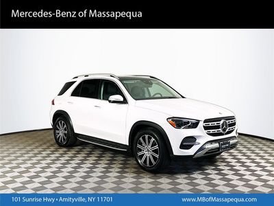 2024 Mercedes-Benz GLE 450 in White — front three-quarter view