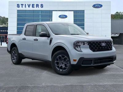 2026 Ford Maverick XLT in White — front three-quarter view