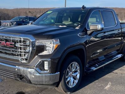 2021 GMC Sierra 1500 SLT in Brown — front three-quarter view