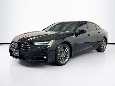 2025 Acura TLX w/A-Spec Package — front three-quarter view