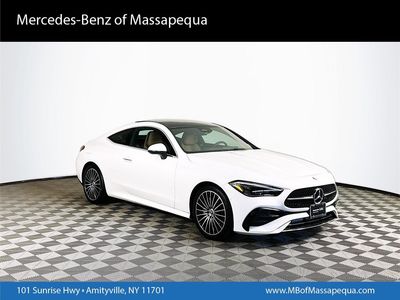 2025 Mercedes-Benz CLE 300 in White — front three-quarter view